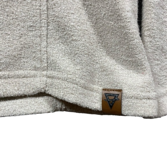 Liv‎ Outdoor Jacket Women Small 1/4 Zip Oatmeal All Season Packable Gorpcore - Picture 5 of 13